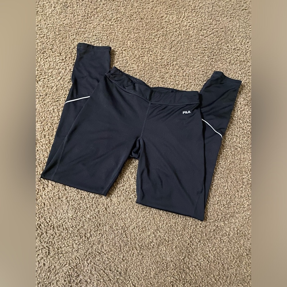 Fila Black workout leggings Size Small